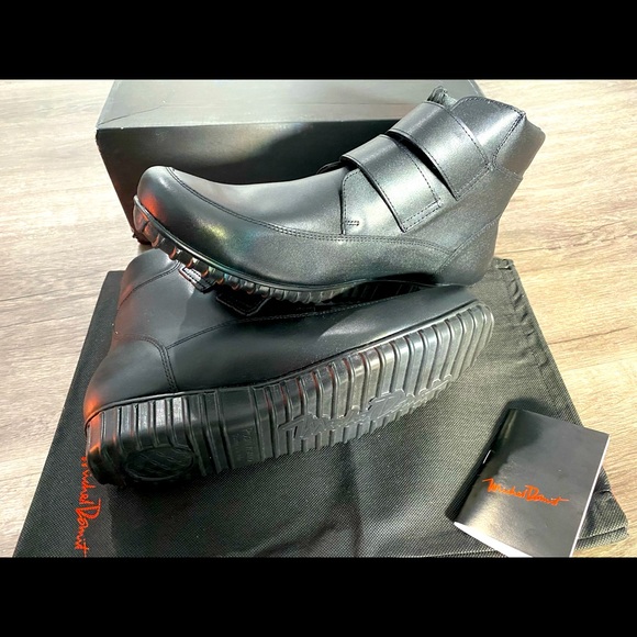 Leather Boots Michel domit boots - Picture 4 of 9